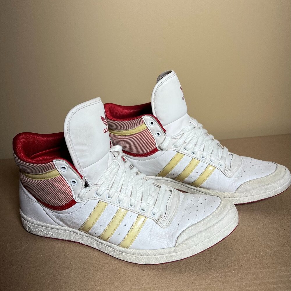 Adidas Sleek Series wedge heel high top sneakers size 8